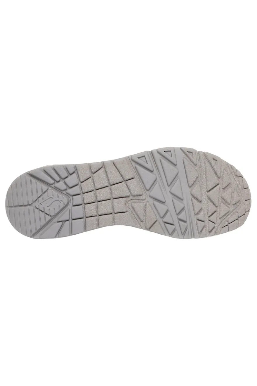 Sneakers leopardate con suola ad aria e lacci fissi Skechers UNO Safari Time