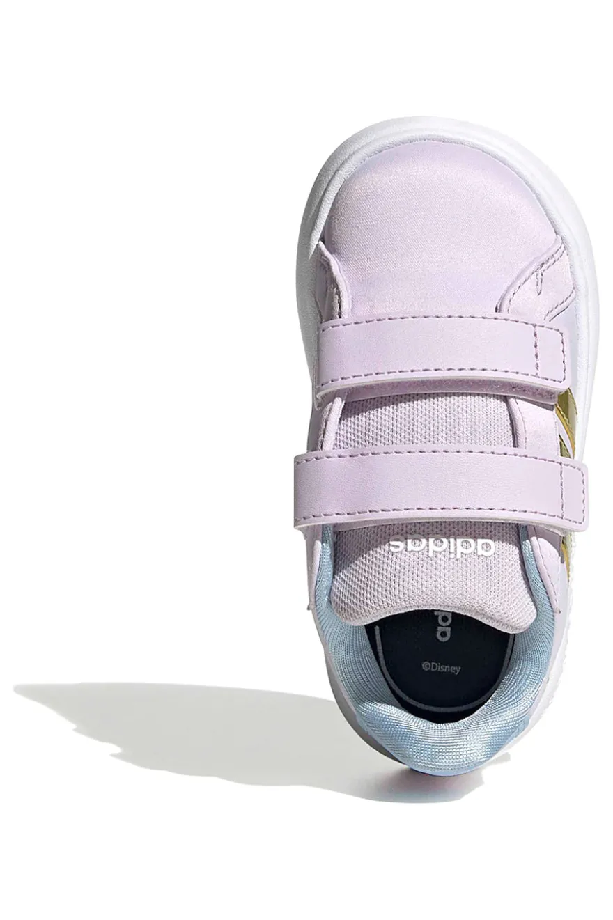 Sneakers lilla con dettagli Frozen e suola EVA Adidas Grand Court Elsa I