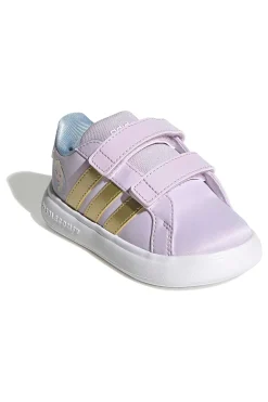Sneakers lilla con dettagli Frozen e suola EVA Adidas Grand Court Elsa I