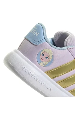 Sneakers lilla con dettagli Frozen e suola EVA Adidas Grand Court Elsa I