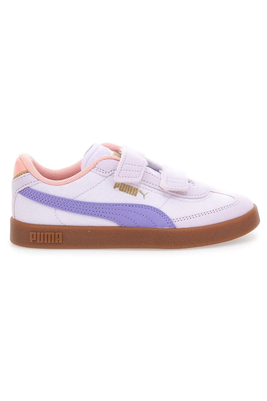 Sneakers lilla con doppio strappo suola in gomma Puma Club Era CV V PS