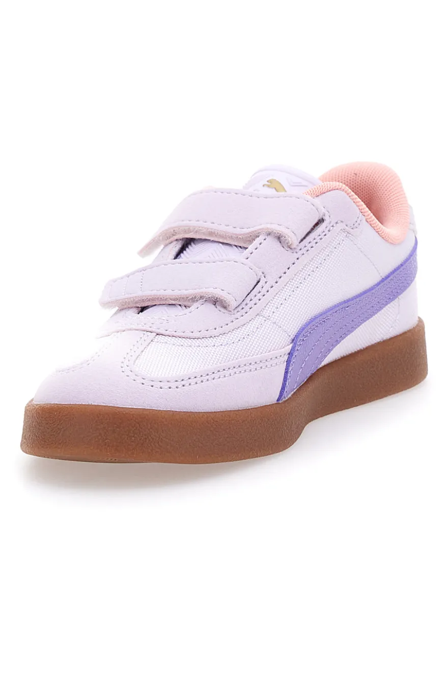 Sneakers lilla con doppio strappo suola in gomma Puma Club Era CV V PS