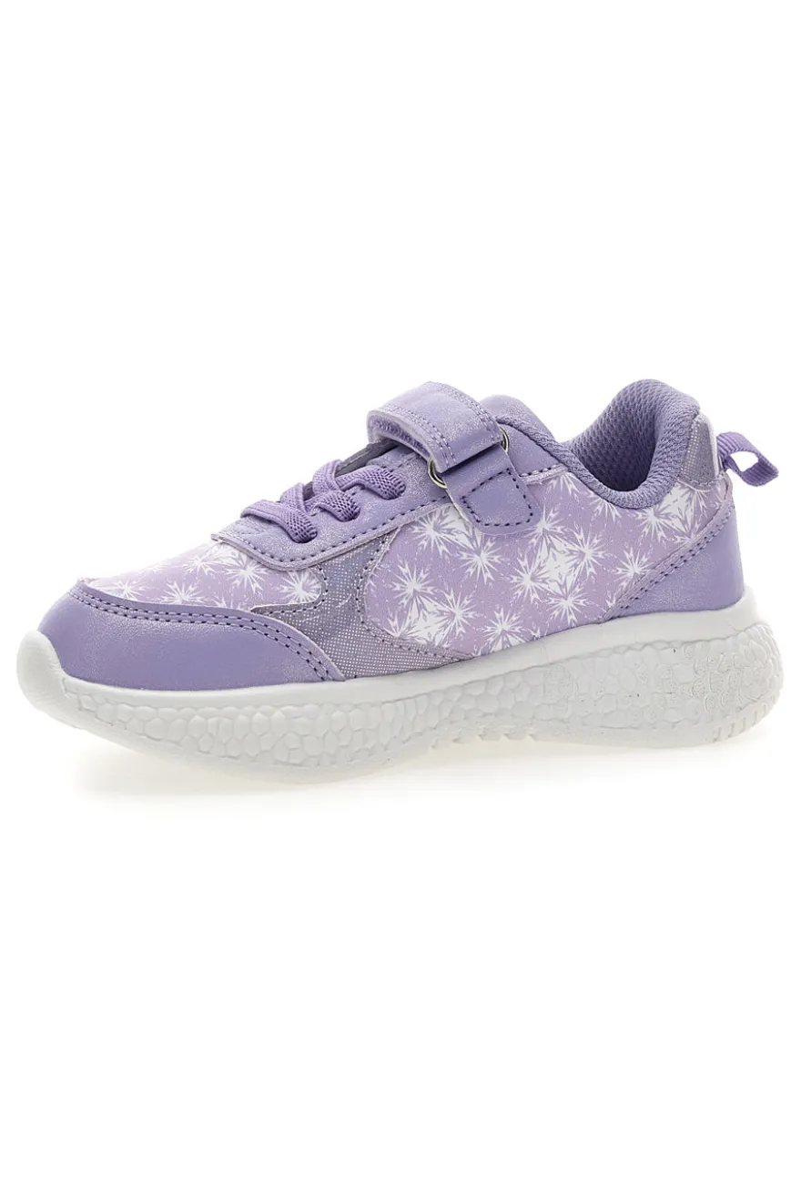 Sneakers lilla con luci Frozen D13069MC