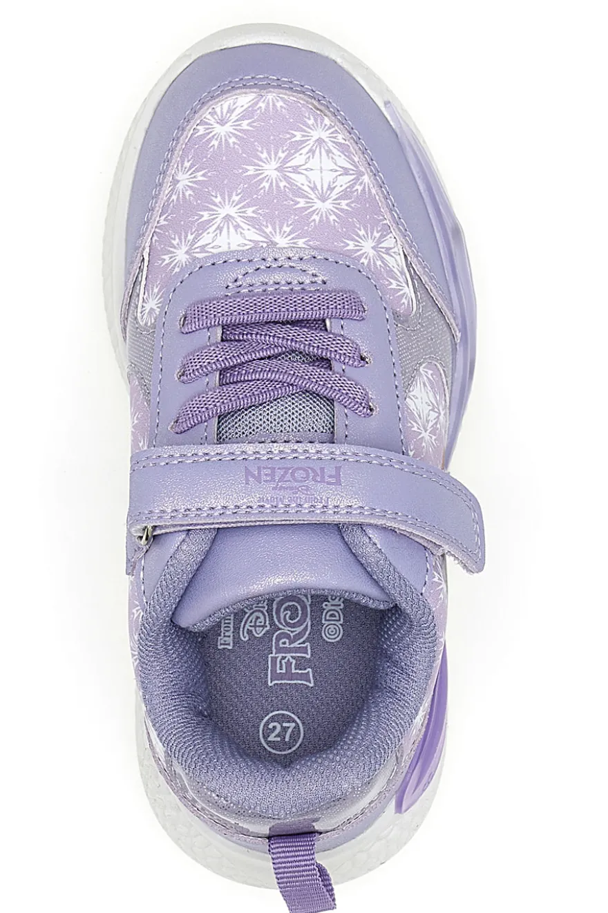 Sneakers lilla con luci Frozen D13069MC