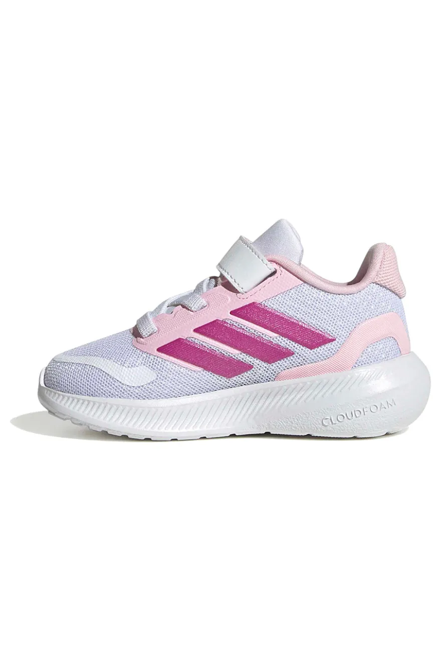 Sneakers lilla e rosa con strappi Adidas Runfalcon 5 El I