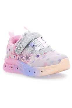 Sneakers luminose multicolor con stelle glitter Mkids MG25114