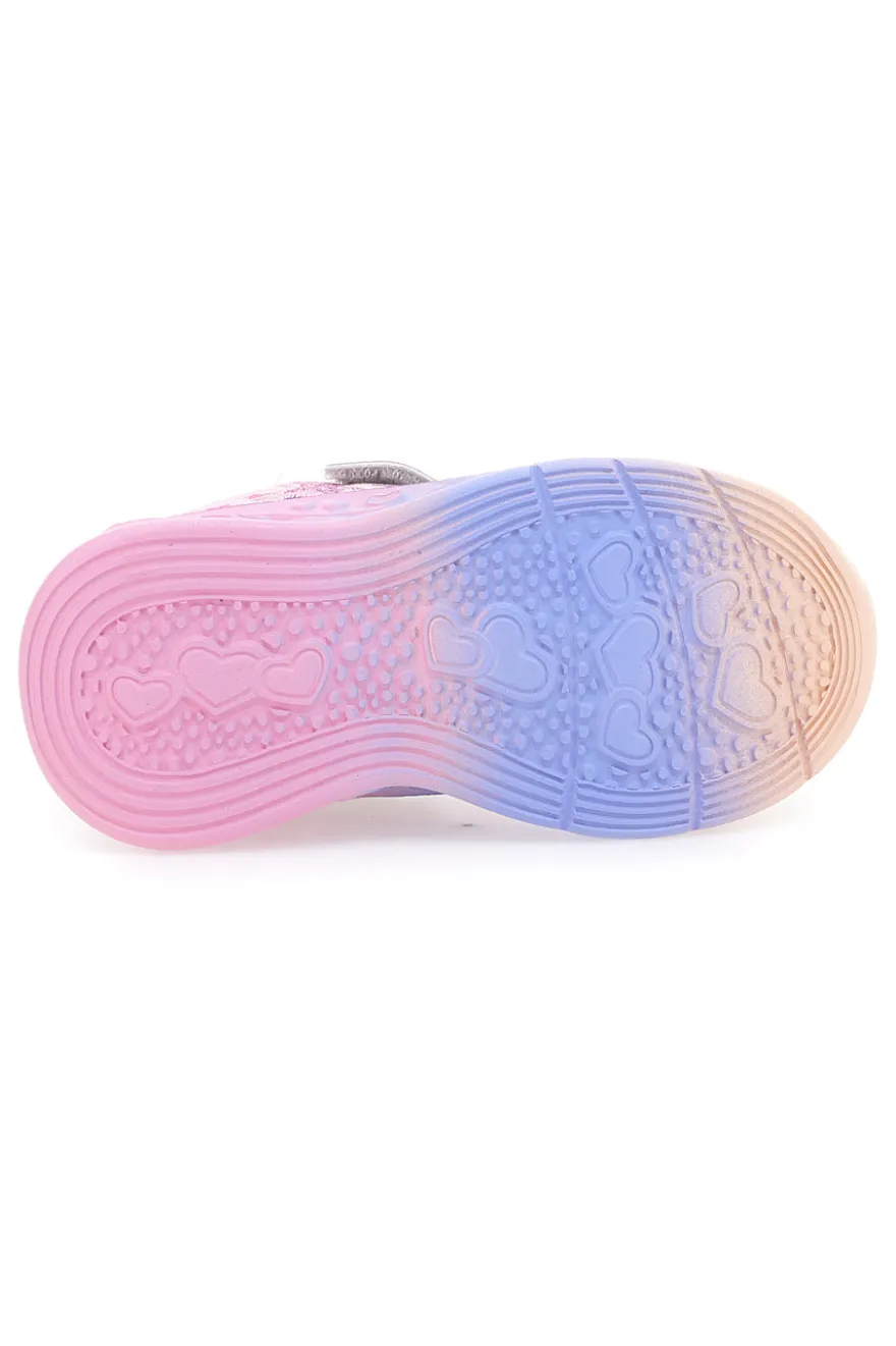 Sneakers luminose multicolor con stelle glitter Mkids MG25114