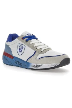 Sneakers Marina Militare 2249 Bianche e Grigie