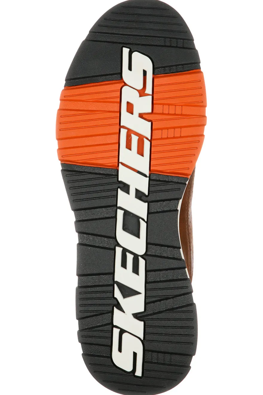 Sneakers marrone scuro in pelle Skechers Rozier Mancer