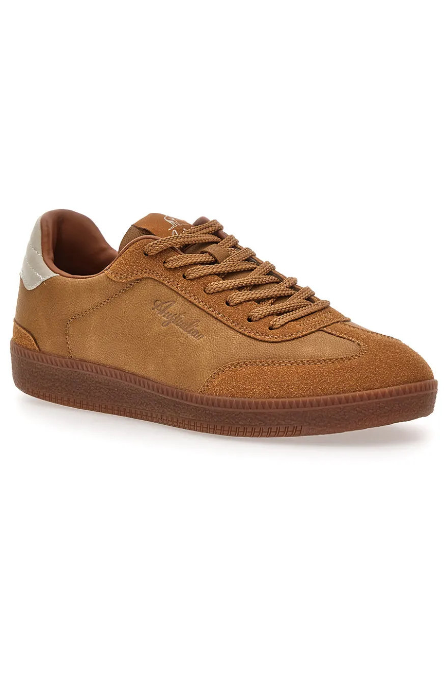 Sneakers marroni con extra insole, energy return e suola in gomma Australian AU52M115
