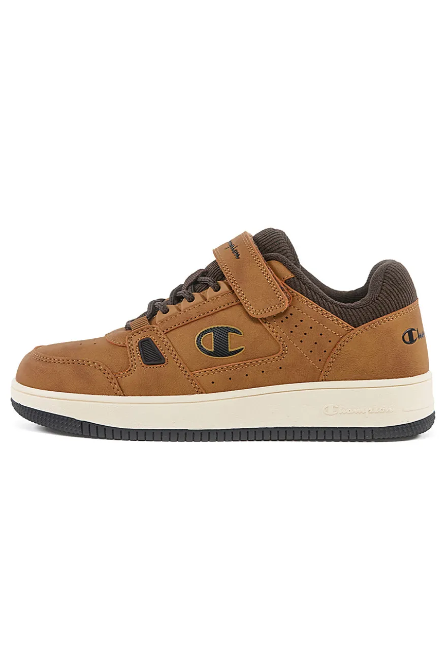 Sneakers Marroni con Velcro CHAMPION RD18 LOW CORD B GS