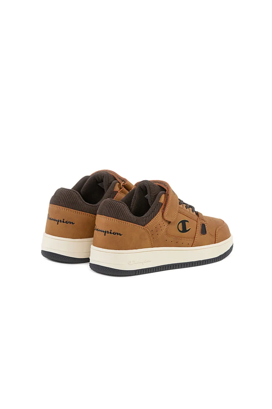 Sneakers Marroni con Velcro CHAMPION RD18 LOW CORD B GS