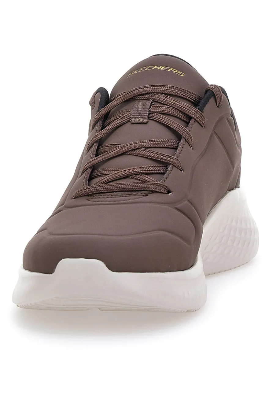 Sneakers Marroni e suola Bianca Skechers Skech-Lite Pro Nullify