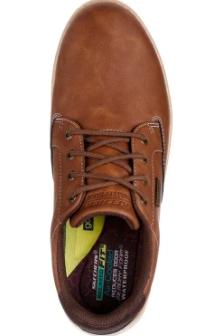Sneakers marroni in pelle waterproof Skechers Garlan Pryor