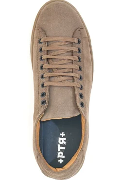Sneakers marroni in suede Made in Italy PTR 3021