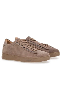 Sneakers marroni in suede Made in Italy PTR 3021