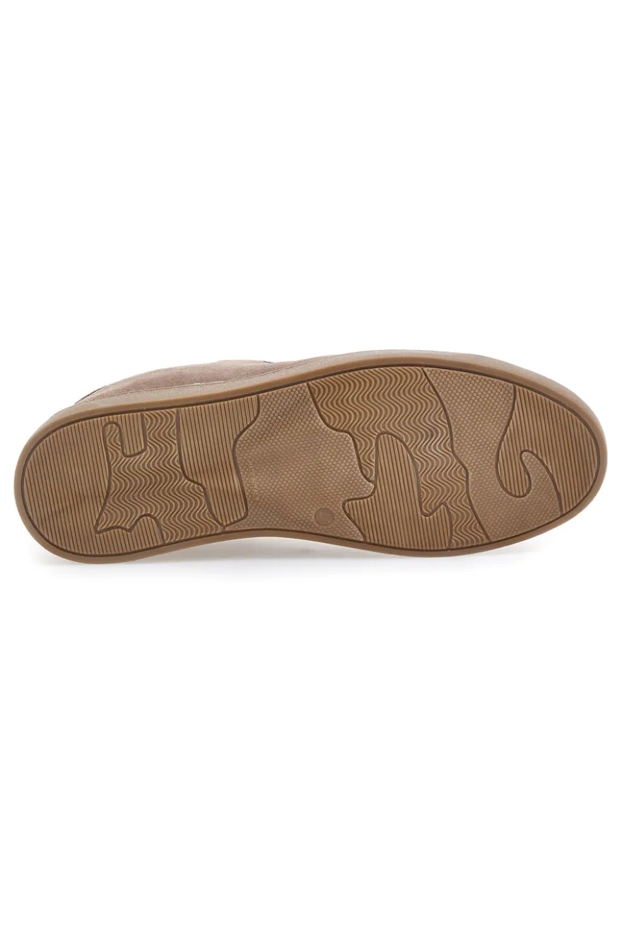 Sneakers marroni in suede Made in Italy PTR 3021