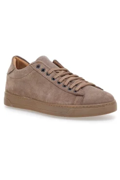Sneakers marroni in suede Made in Italy PTR 3021