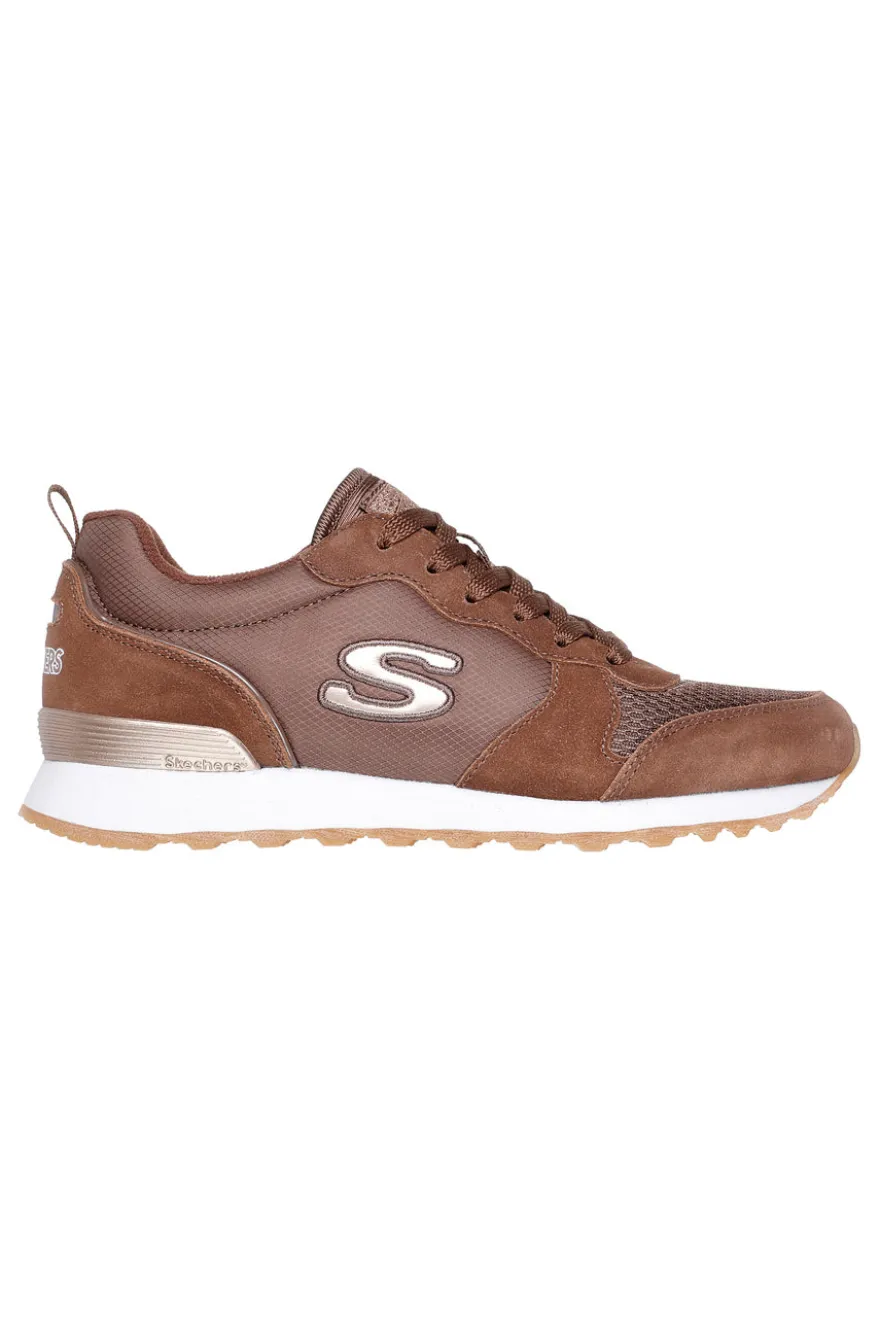 Sneakers Marroni Skechers OG 85 - Gold'n Gurl