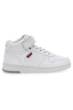 Sneakers mid bianche con strappo Levi's Kick Mid Se