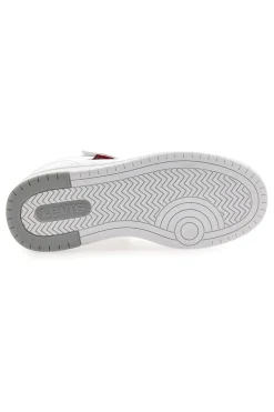 Sneakers mid bianche con strappo Levi's Kick Mid Se