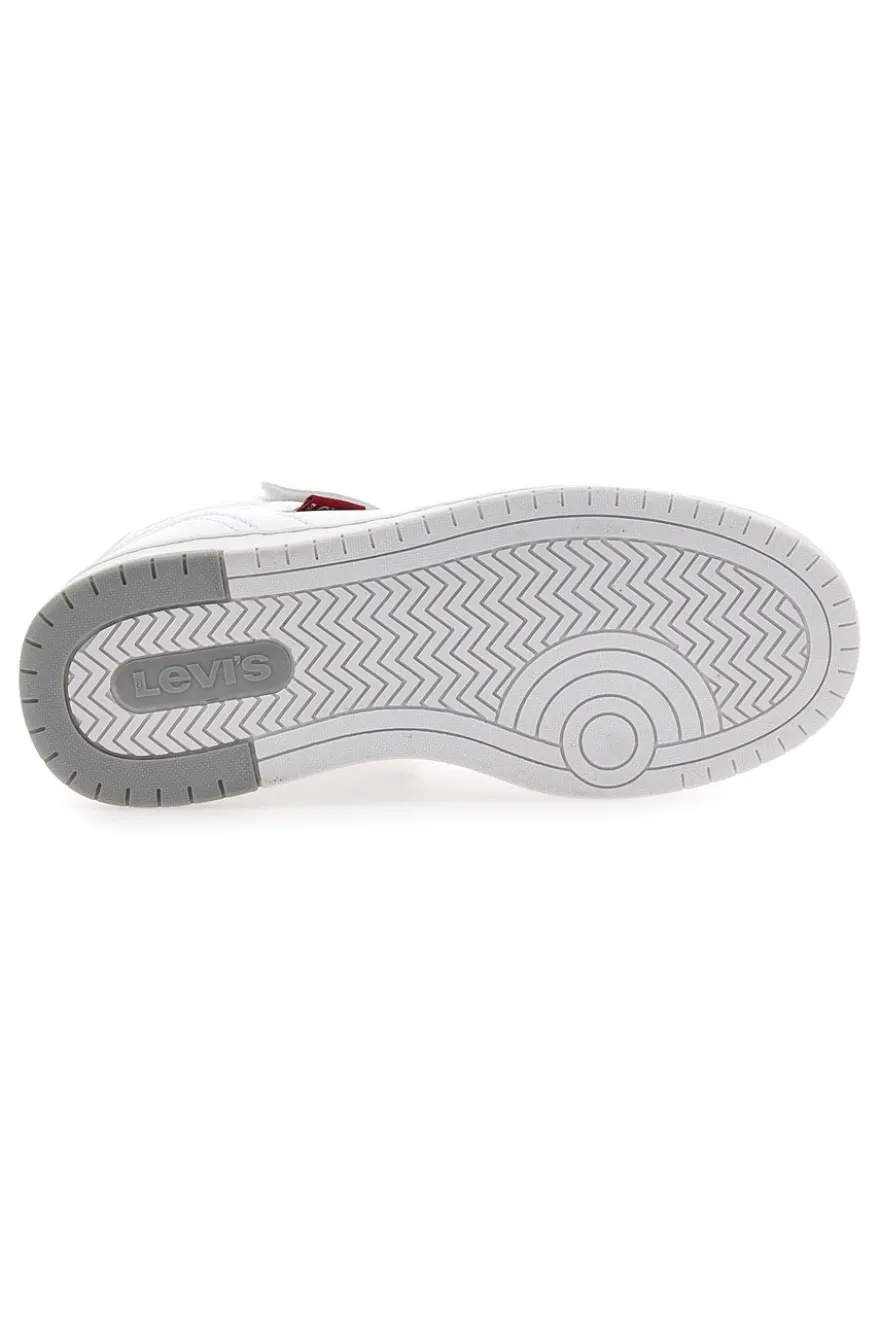 Sneakers mid bianche con strappo Levi's Kick Mid Se