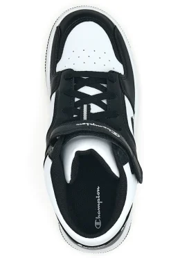 Sneakers mid bianche e nere con strappo Champion RD18 2 MID B PS