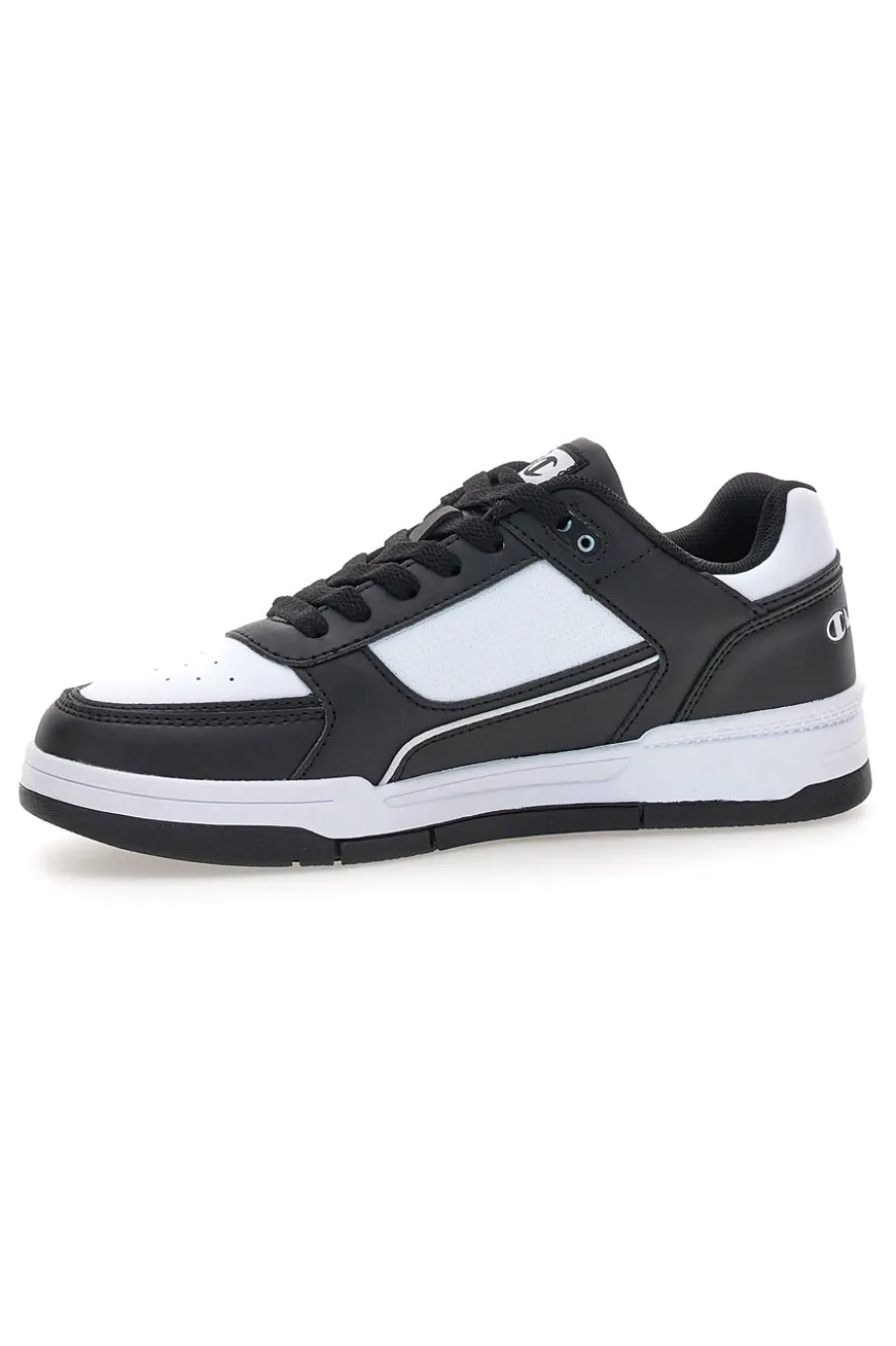 Sneakers mid bianche e nero con strappo Champion RD18 2 MID B PS