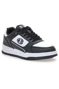 Sneakers mid bianche e nero con strappo Champion RD18 2 MID B PS