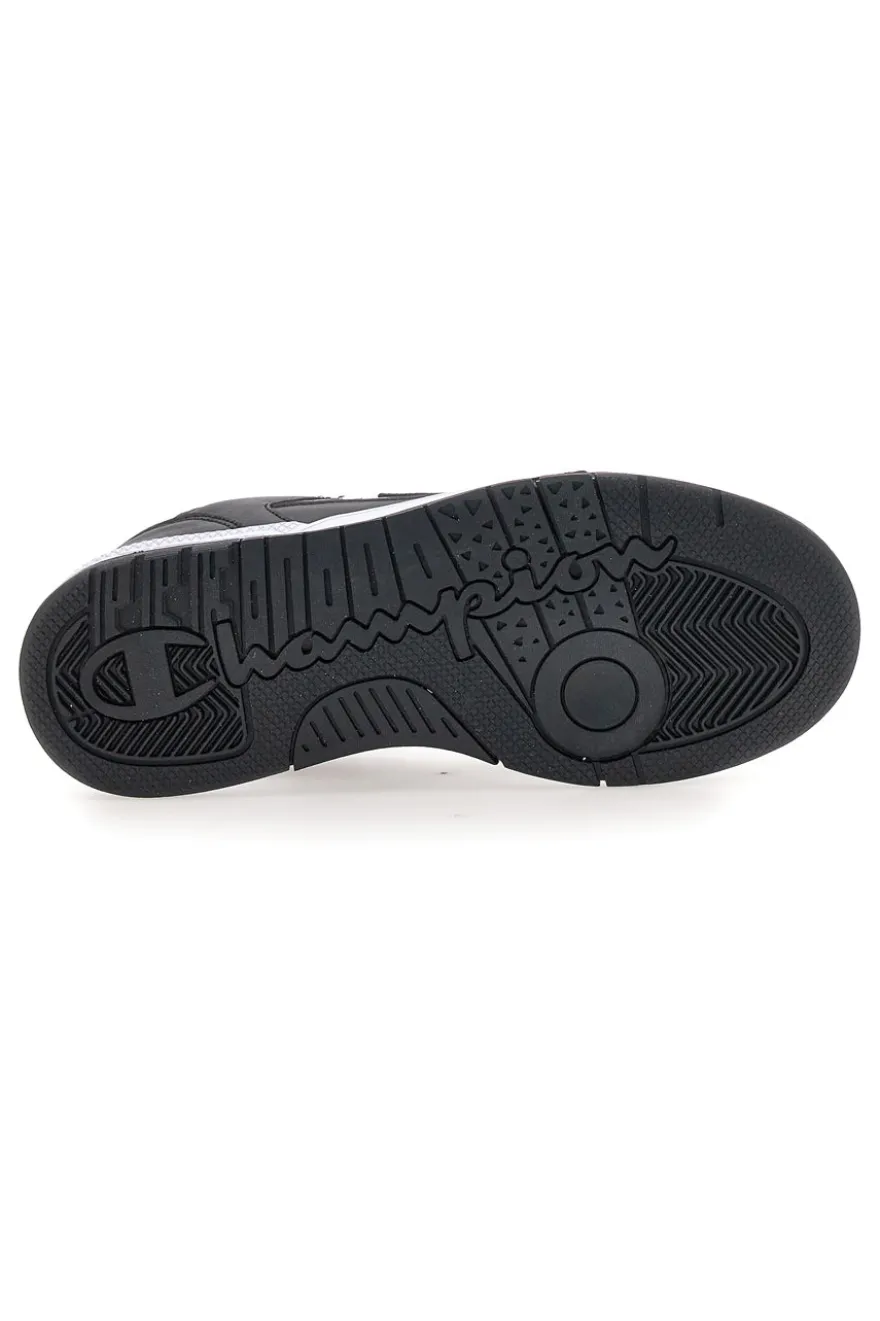 Sneakers mid bianche e nero con strappo Champion RD18 2 MID B PS