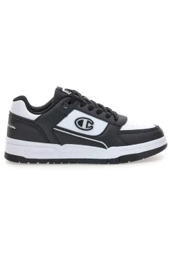 Sneakers mid bianche e nero con strappo Champion RD18 2 MID B PS