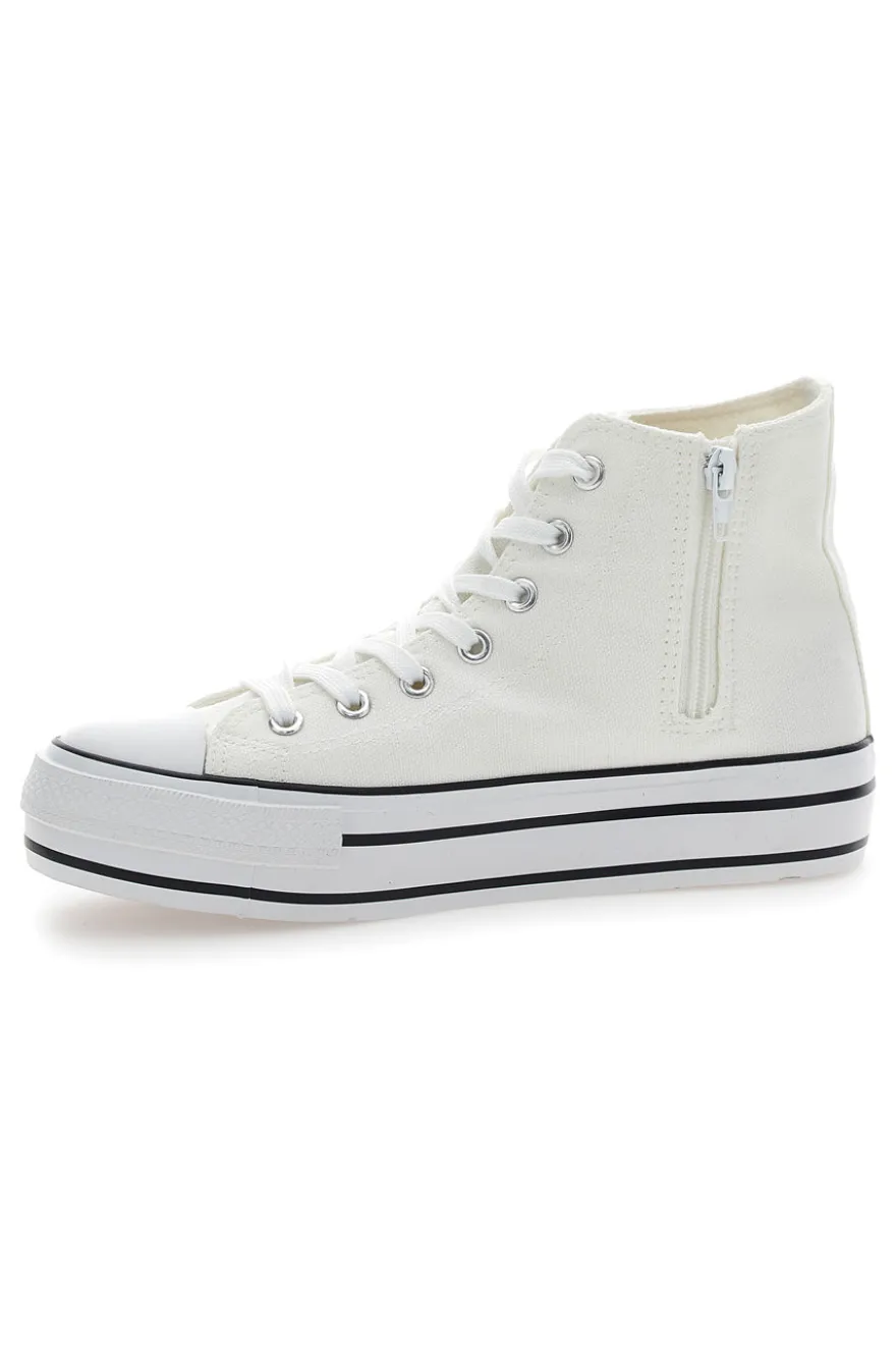 Sneakers Mid Cut Bianche Energy 112
