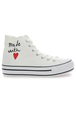 Sneakers Mid Cut Bianche Energy 112