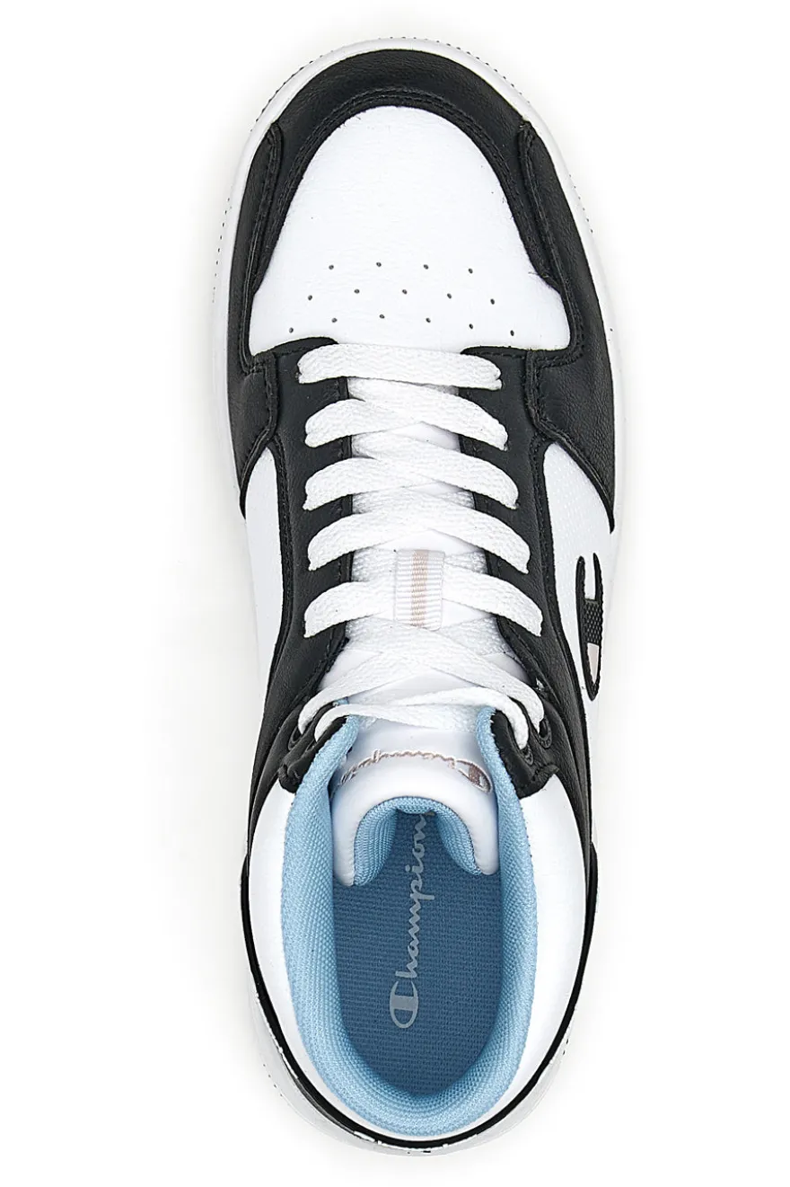 Sneakers Mid Cut Champion Rebound 2.0 Mid Bianche-Nere