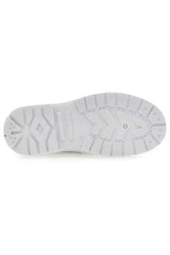 Sneakers Mid Cut Cotton Belt Linen Beige