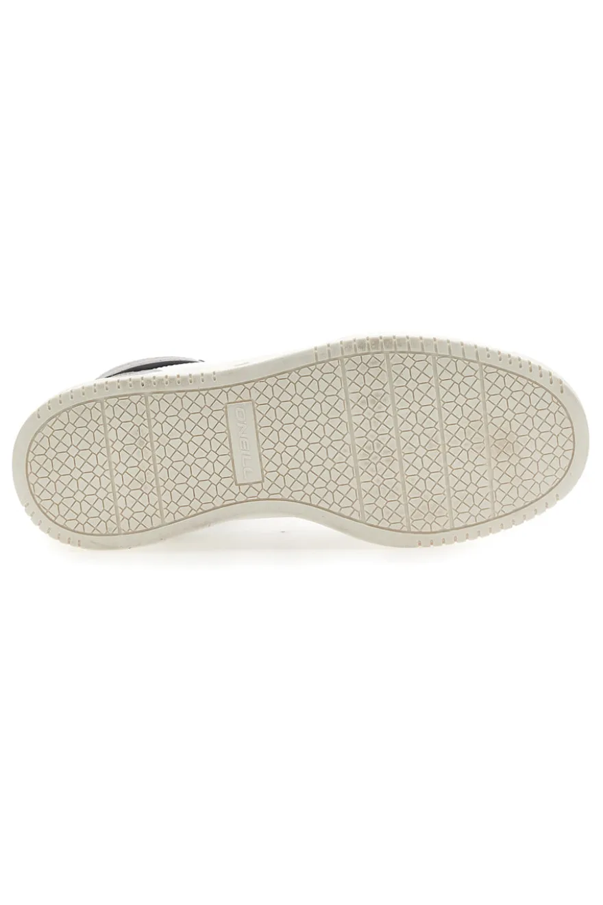 Sneakers Mid Cut Galveston Bianche