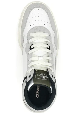 Sneakers Mid Cut Galveston Bianche