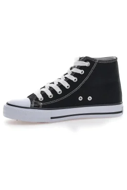 Sneakers Mid Cut Nere con Lacci W Max 5014