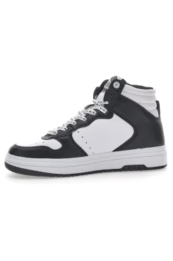 Sneakers Mid Cut Nere-Bianche Cotton Belt Scottie