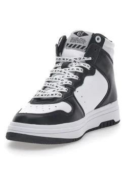 Sneakers Mid Cut Nere-Bianche Cotton Belt Scottie