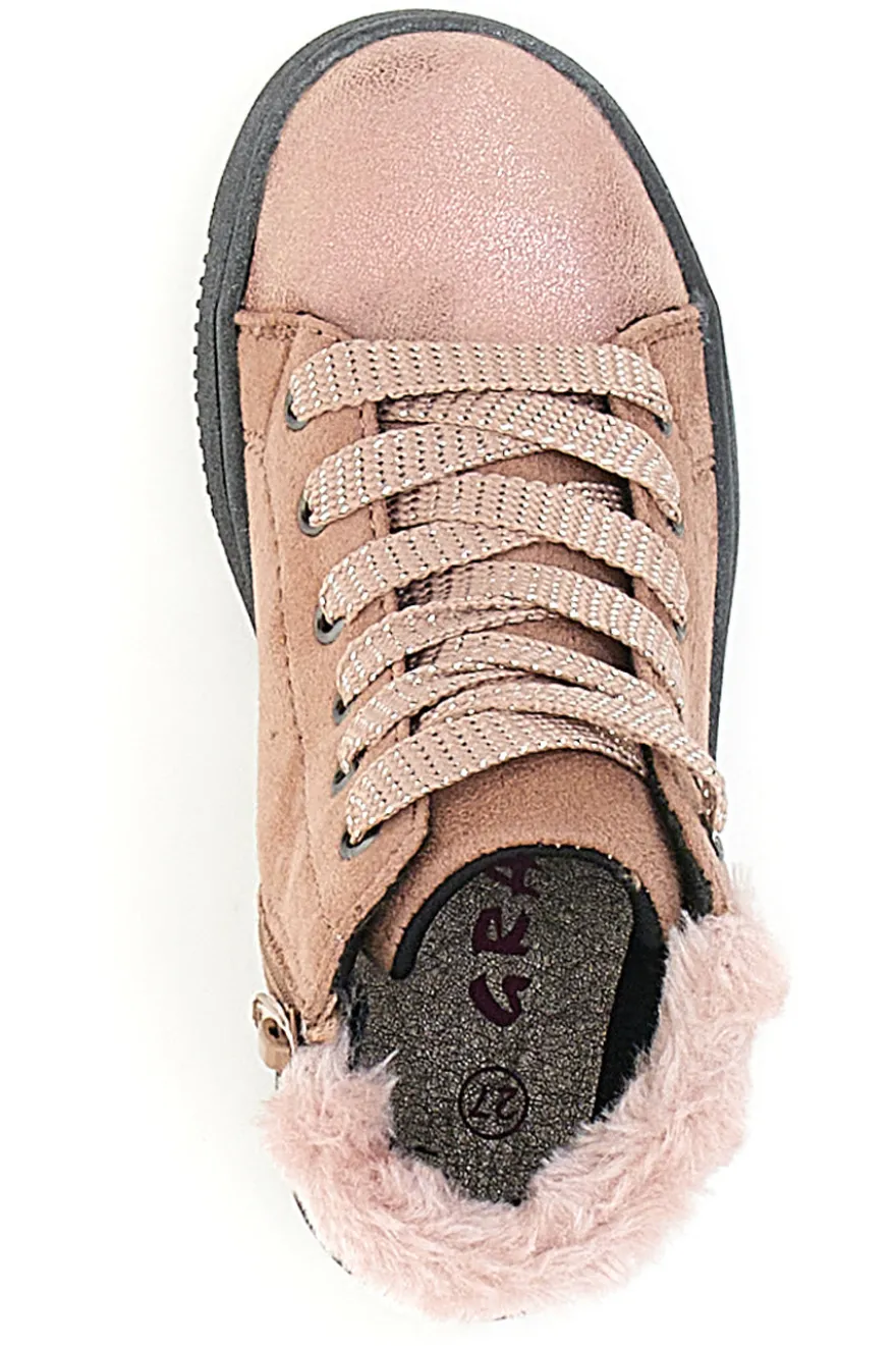 Sneakers Mid Cut Rosa Grazie 14220