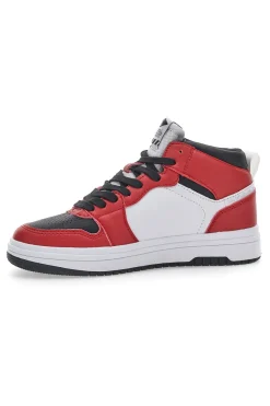 Sneakers Mid Cut Rosse Cotton Belt Kobe Tumble