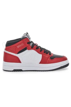 Sneakers Mid Cut Rosse Cotton Belt Kobe Tumble