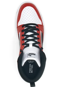 Sneakers Mid Cut Rosse e Nere Puma Rebound V6