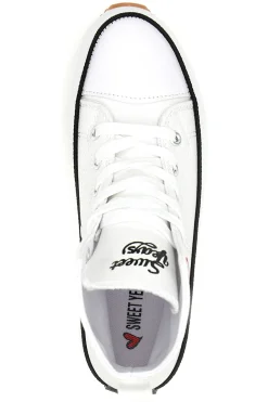 Sneakers Mid Cut Sweet Years 8291 Bianche
