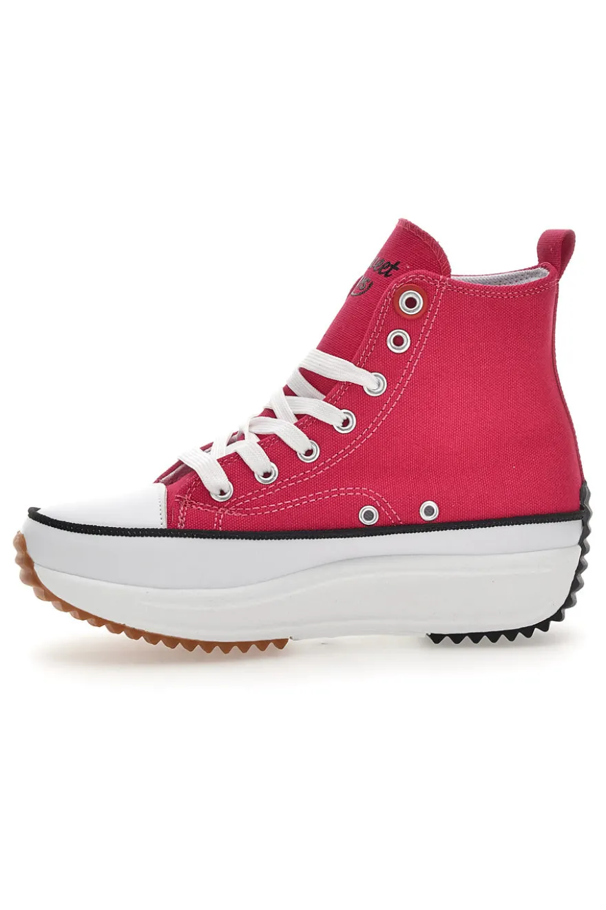 Sneakers Mid Cut Sweet Years 8291 Fucsia