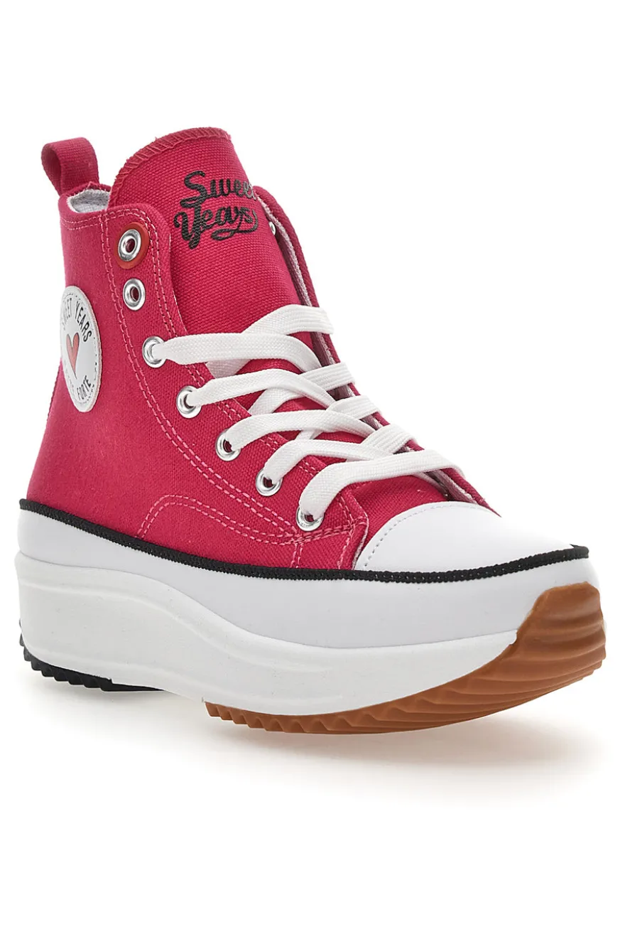 Sneakers Mid Cut Sweet Years 8291 Fucsia