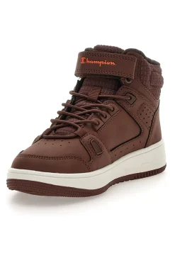 Sneakers mid marroni con strappo Champion RD18 Mid Comb B PS