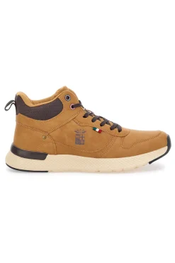 Sneakers mid ocra con suola running Marina militare MM2310