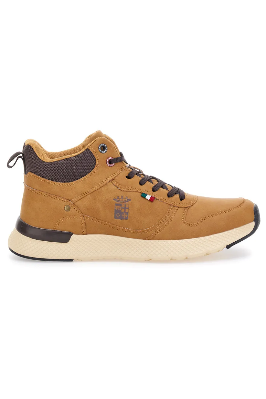 Sneakers mid ocra con suola running Marina militare MM2310